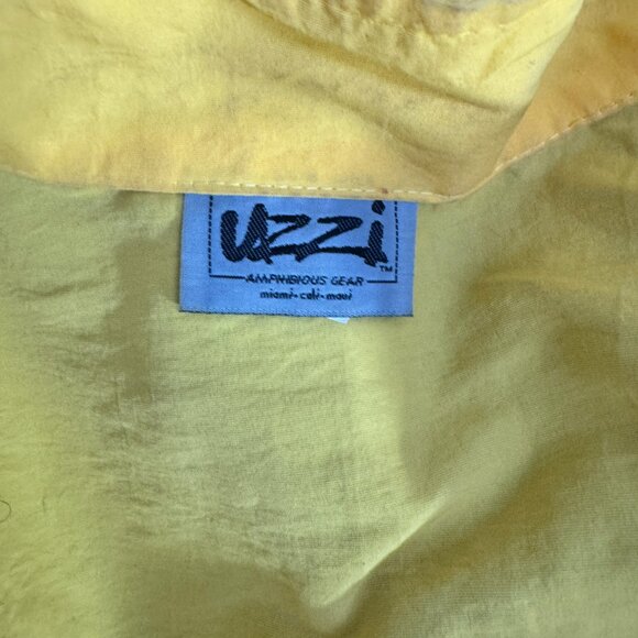 Vintage Uzzi Yellow Windbreaker Jacket – Women's Dive Gear - Size Large - Picture 8 of 10